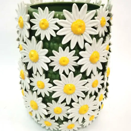 Ceramic Large Multi Daisy Vase - 30cm