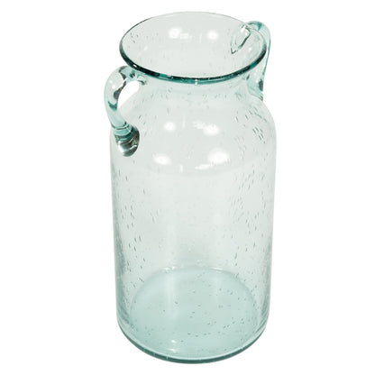 Glass Bubble Effect Glass Vase - 25cm