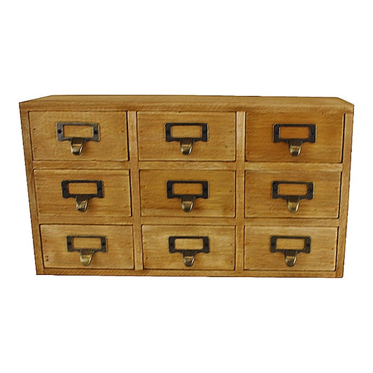 9 Drawer Triple Level Small Storage Unit, 36cm