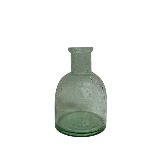 Dark Green Dome Bubble Vase - 15cm