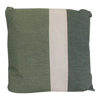 Panel Green Square Cushion - 36cm