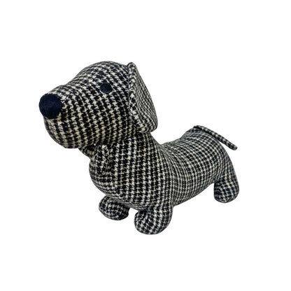 Grey Dachshund Doorstop - 32cm