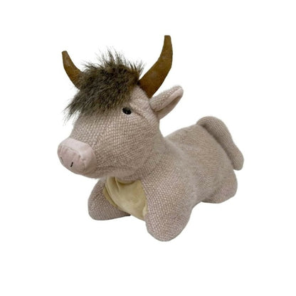 Grey Highland Cow Door Stop - 38cm