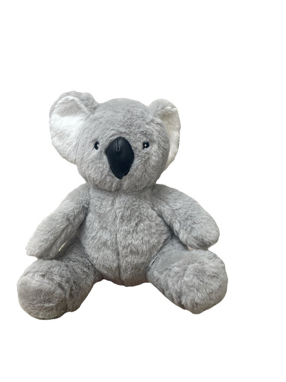 Grey Fluffy Koala Bear Door Stop - 31cm