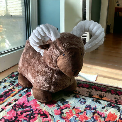 Brown Ram Door Stop - 31cm