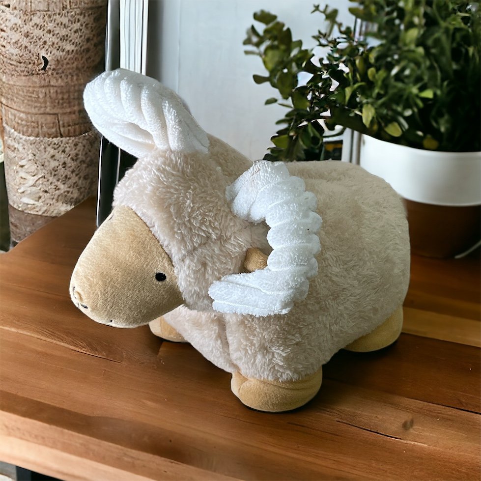 Beige Ram Door Stop - 31cm