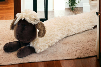 Fluffy Sheep Draft Excluder - 86cm