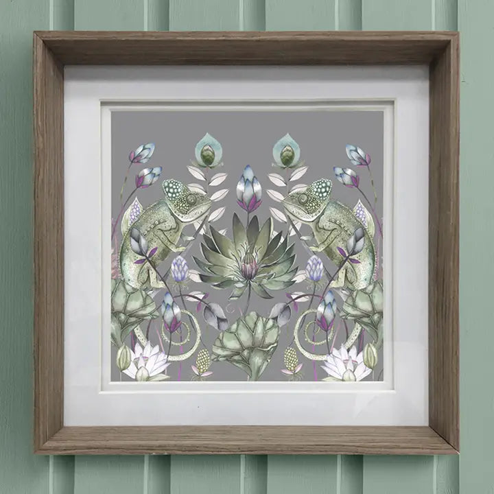 Oswai Framed Print Nut - 47x47cm