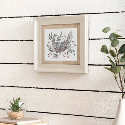 Ritsurin Mulberry Framed Print Birch - 33.6x38.6cm