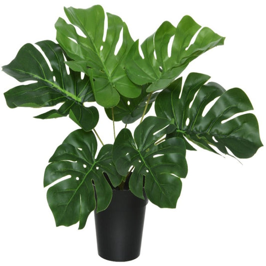 Artificial Monstera Plant in Pot - 25cm