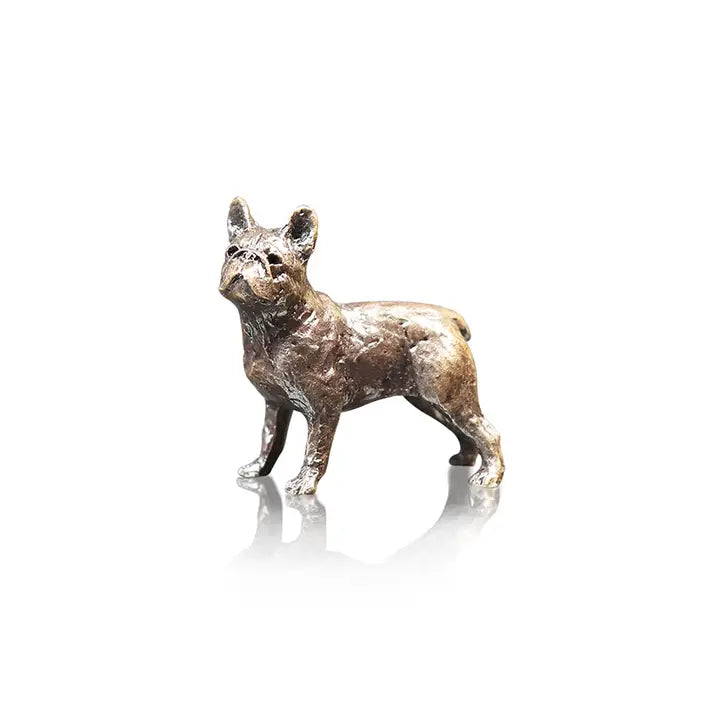 Butler & Peach Miniature Bronze French Bull Dog - 3cm