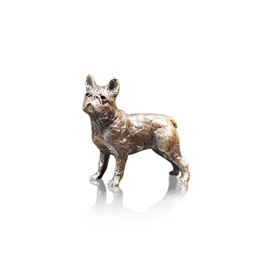 Butler & Peach Miniature Bronze French Bull Dog - 3cm