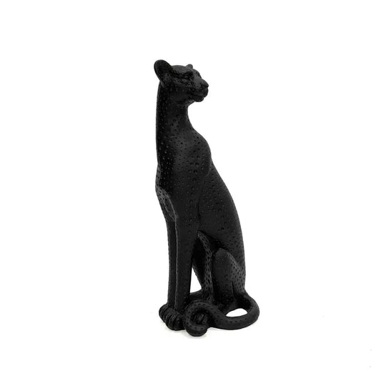 Black Cheetah Ornament