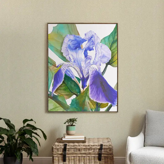 Darwen Framed Canvas Stone - 181x140cm