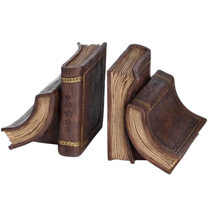 Antique Style Literature Bookends - 18cm