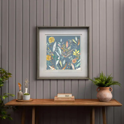 Orchard Framed Print Nut/Twilight - 81x81cm