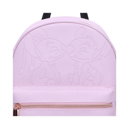 Disney Stitch & Angel Fluffy Backpack - 28cm