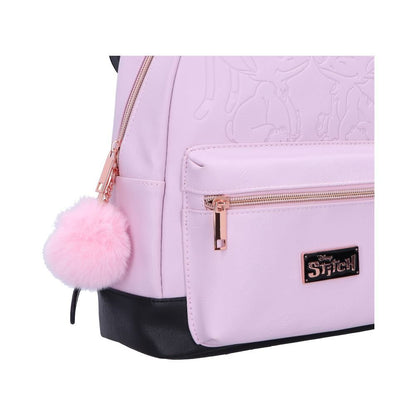 Disney Stitch & Angel Fluffy Backpack - 28cm