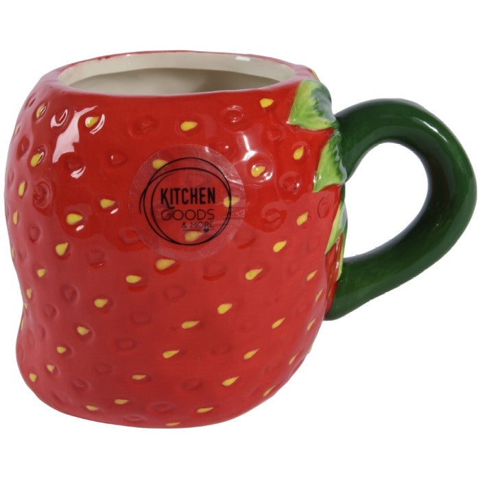Red Strawberry Mug - 14cm