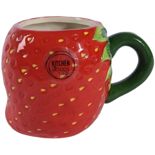 Red Strawberry Mug - 14cm