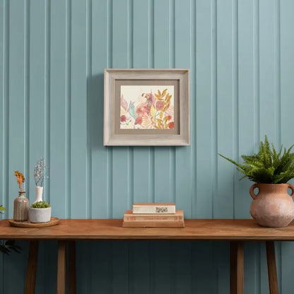 Quail Framed Print Birch - 33.6x38.6cm
