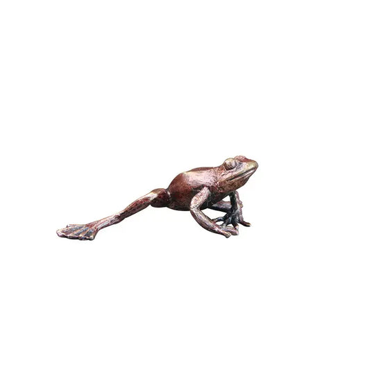 Butler & Peach Miniature Bronze Frog  - 4cm