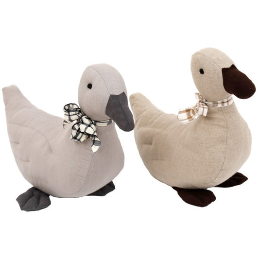 Fabric Duck Doorstops - 26cm