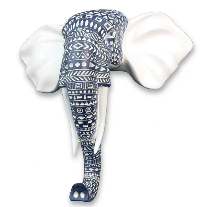 Elephant Head Aztec Patterned - 30cm