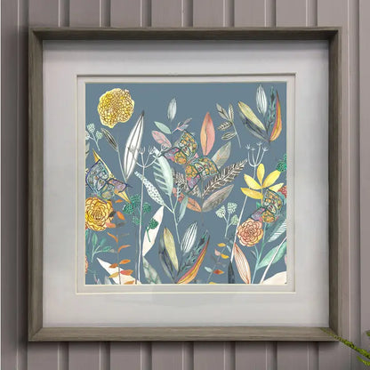 Orchard Framed Print Nut/Twilight - 81x81cm