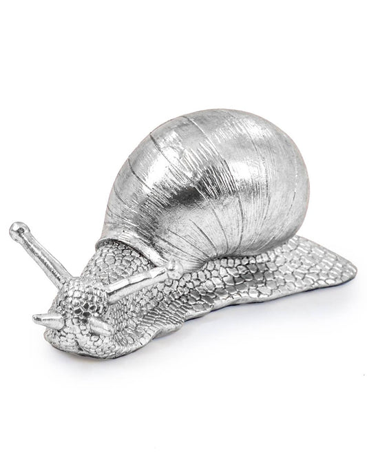 Silver Snail Figure
