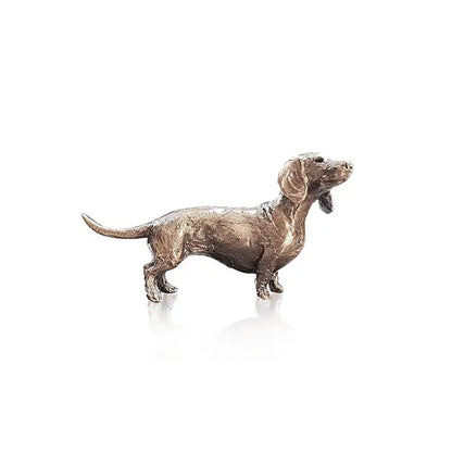 Butler & Peach Miniature Bronze Dachshund - 4.5cm