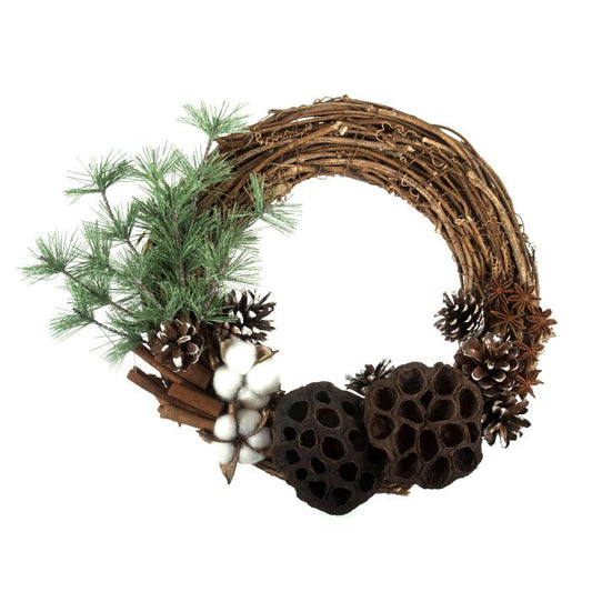 Fragrant Foliage Natural Willow Wreath Kit | Make Your Own Wreath