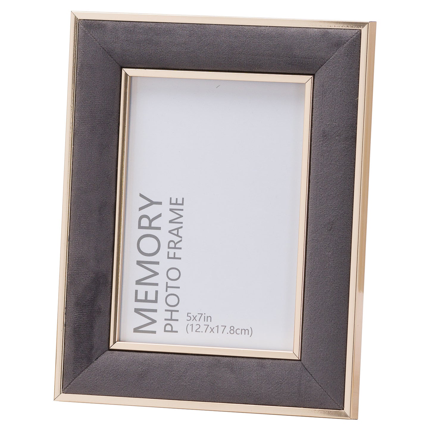 Grey Velvet Photo Frame 5x7