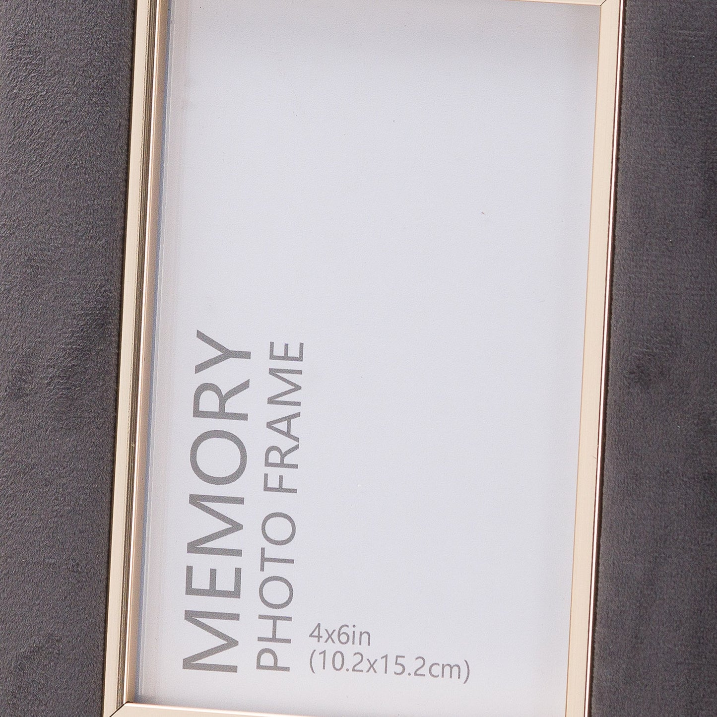 Grey Velvet Photo Frame 4x6