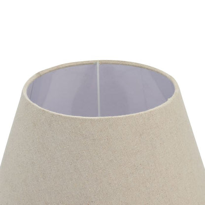Grey Wooden Urn Table Lamp - 51cm