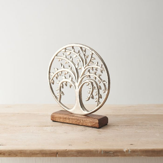 Metal Tree Of Life Ornament 20x22cm