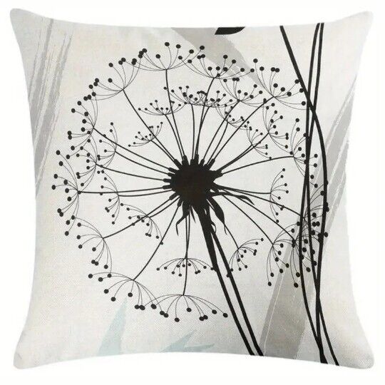 Dandelion Cushion Cover 18" Linen