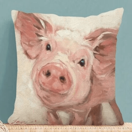Pig Cushion Cover 18"