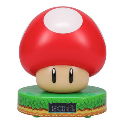 Super Mario Mushroom Digital Alarm Clock - 13.7cm
