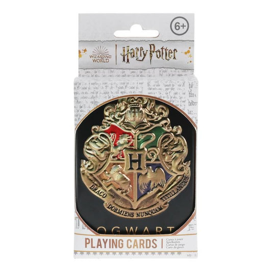 Harry Potter Hogwarts Playing Cards W/ Hogwarts Tin