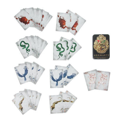 Harry Potter Hogwarts Playing Cards W/ Hogwarts Tin