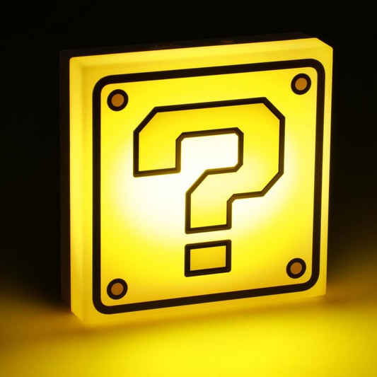 Super Mario Question Block Light/Nightlight - 10cm