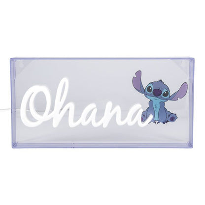 Stitch Ohana LED Neon Light/Nightlight - 30cm