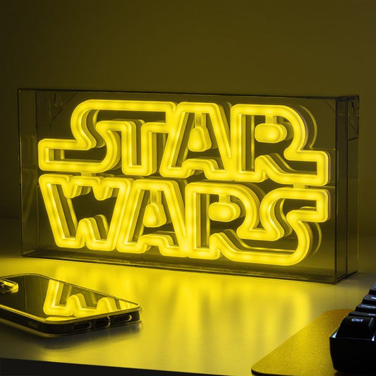 Star Wars Neon Light Up Logo - 30cm