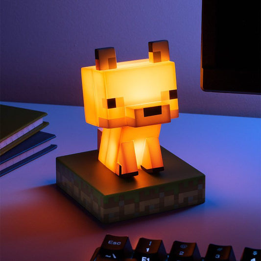 Minecraft Fox Icon Light/Nightlight - 11cm