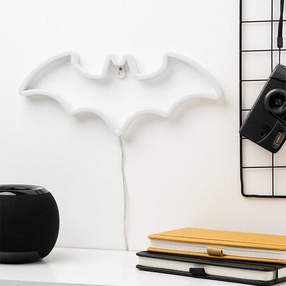 Batman Neon Light Up Bat Logo - 12.8cm