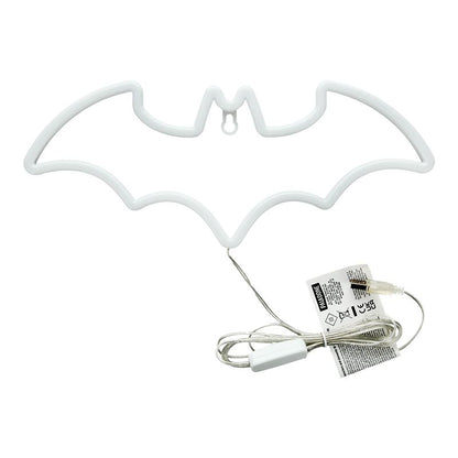 Batman Neon Light Up Bat Logo - 12.8cm