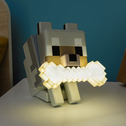 Minecraft Wolf GloBuddies Light/Nightlight - 14.3cm