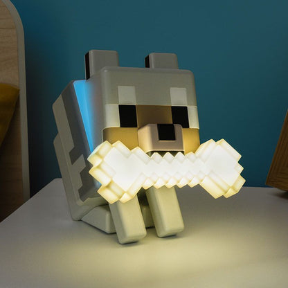 Minecraft Wolf GloBuddies Light/Nightlight - 14.3cm