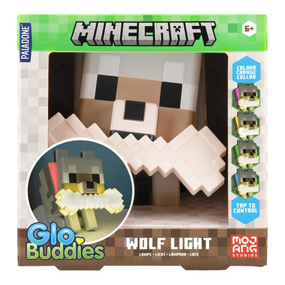 Minecraft Wolf GloBuddies Light/Nightlight - 14.3cm